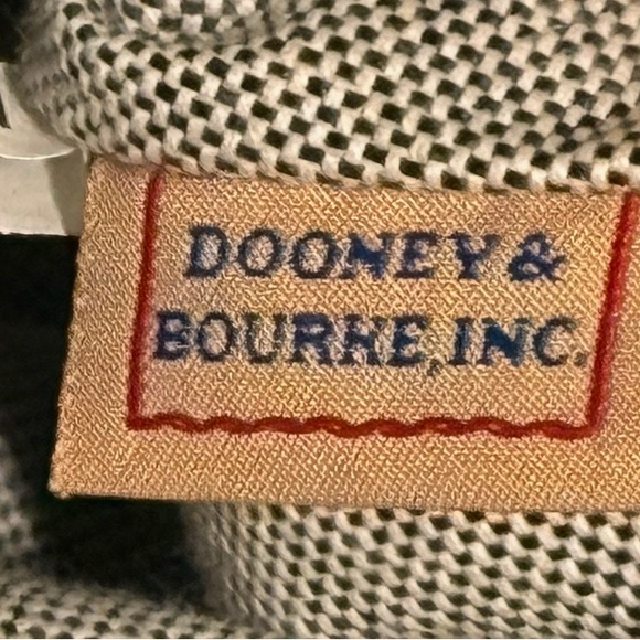 Dooney & Bourke Black and Gray Monogram Satchel - Picture 9 of 11